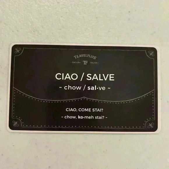 Travelflips Italian Flip Cards. Collin’s Gem Italian Phrasebook and Dictionary. - Picture 3 of 5